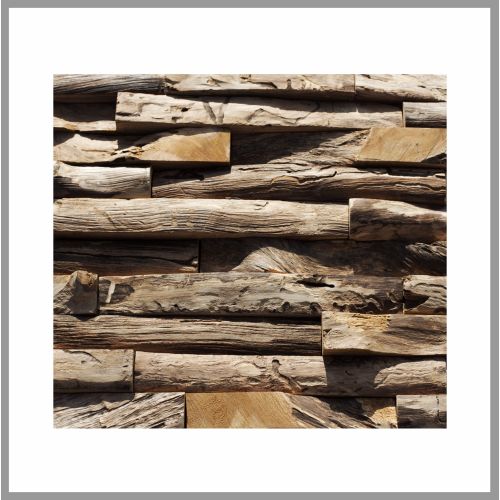 1 qm - HO-008 - Agung - Teak-Holz - Wand-Verblender - Holz-Design - Holz-Verkleidung - Wand-Verkleidung -