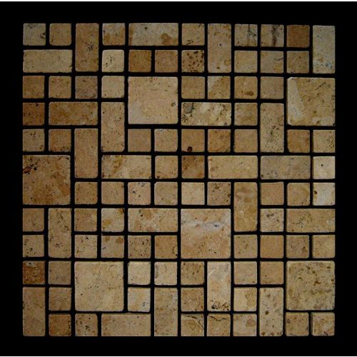 Mosaik Yellow Limestone Maoti - 1 Fliese