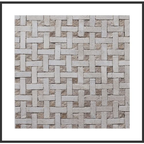 1 Fliese - Wand-Design - Design Mosaik Fliesen - Living 042 - Wall-Design -