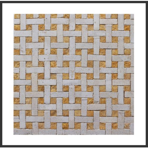 1 Fliese - Wand-Design - Design Mosaik Fliesen - Living 041 - Wall-Design -