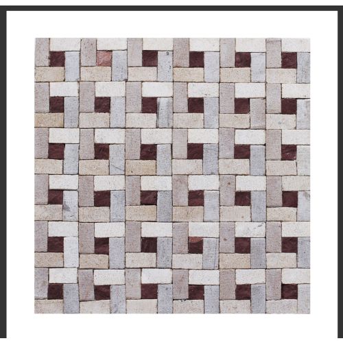 1 Fliese - Wand-Design - Design Mosaik Fliesen - Living 048 - Wall-Design -