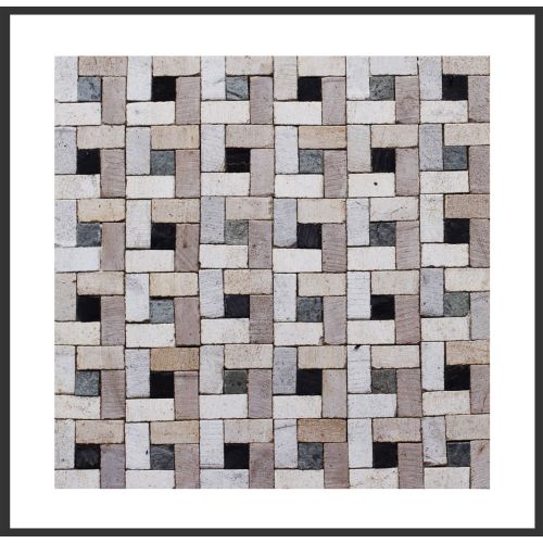 1 Fliese - Wand-Design - Design Mosaik Fliesen - Living 049 - Wall-Design -