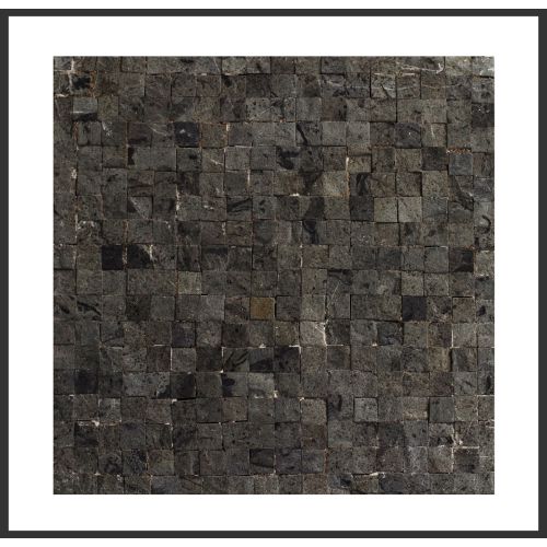 1 Fliese - Naturstein Mosaik - Monochrom 015 - Design Fliesen - Wand-Design - Marmormosaik