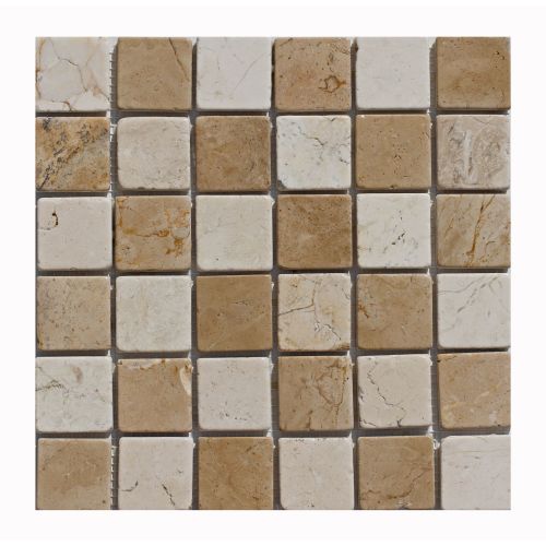 1 Fliese - PA-809 - Antikmarmor - Mosaik - Fliesen - Naturstein - Wand-Design - Boden-Design