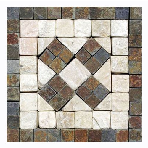 1 Fliese - NS-LXT#1B_Q - Quarzit - Naturstein - Mosaik - Fliesen - Wand-Design - Wand-Verkleidung - Boden-Design