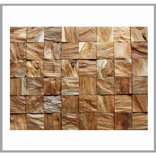 1 qm - HO-017 - Teak-Holz - Wand-Verblender - Holz-Design - Holz-Verkleidung - Wand-Verkleidung -