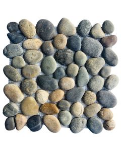 Mosaik Earthy Pebble - 1 qm - K-571 - One Cut - Kieselstein - Mosaik - Fliesen - Naturstein - Bodenfliesen - Wandfliesen